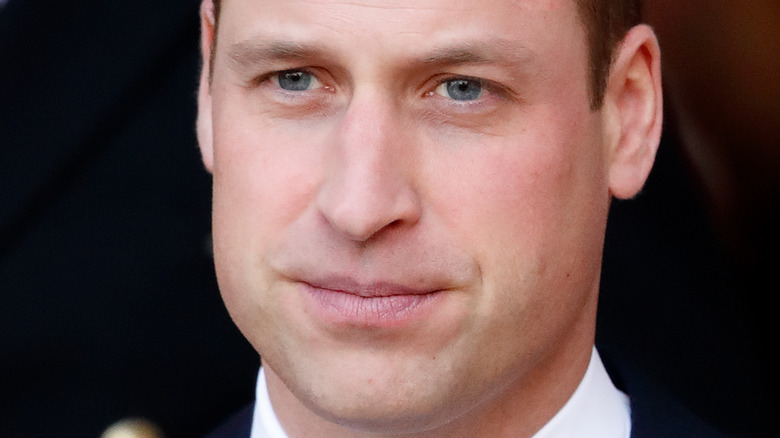 Prince William serious face