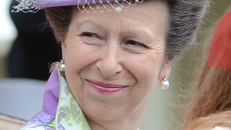 Princess Anne smiling