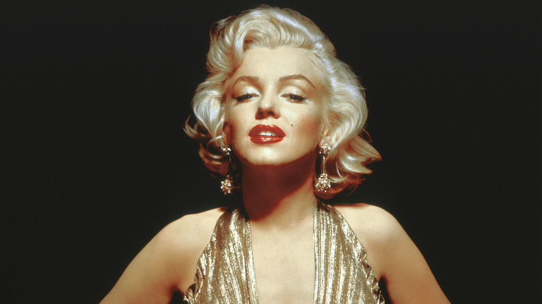 Marilyn Monroe in the 1953 gold dress.