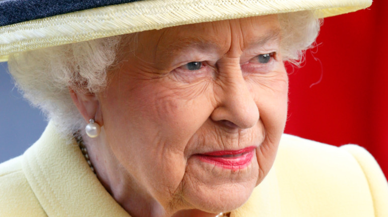 Queen Elizabeth smiling