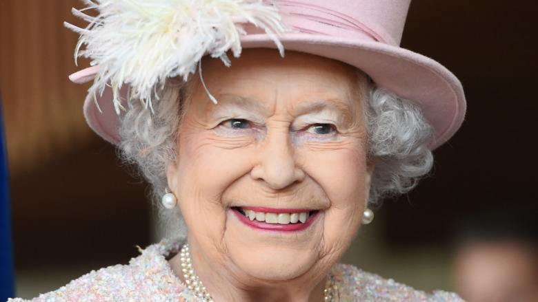 Queen Elizabeth smiling