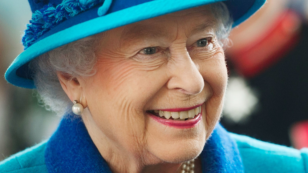 Queen Elizabeth smiling