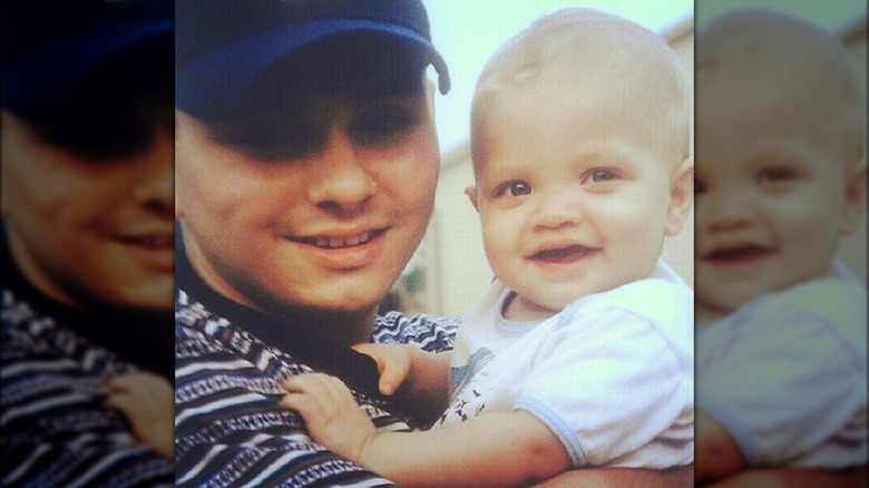 baby Matt Rife with dad