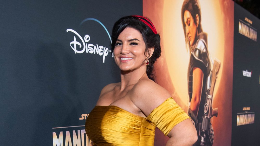 Gina Carano at the premiere of The Mandalorian