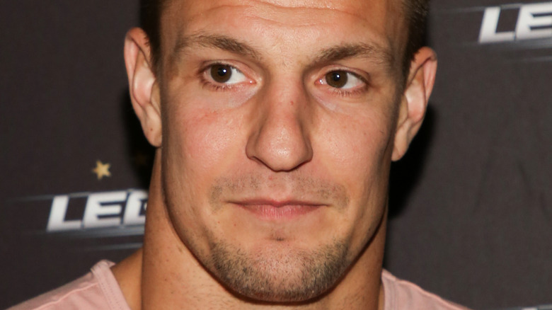 Rob Gronkowski looking away