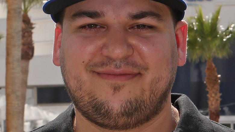 Rob Kardashian smiling in 2016