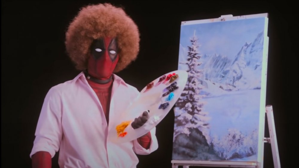 Ryan Reynolds as Deadpool as Bob Ross 