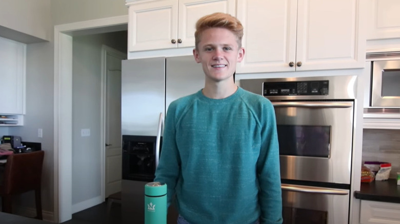 Ryan Trahan with Neptune bottle