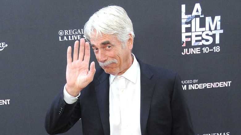 Sam Elliott attending premiere event