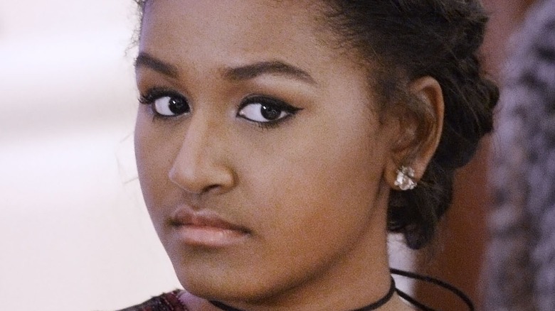 Sasha Obama at National Christmas Tree Lighting 2016