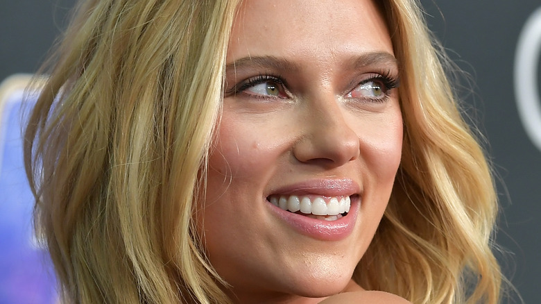 Scarlett Johansson smiling