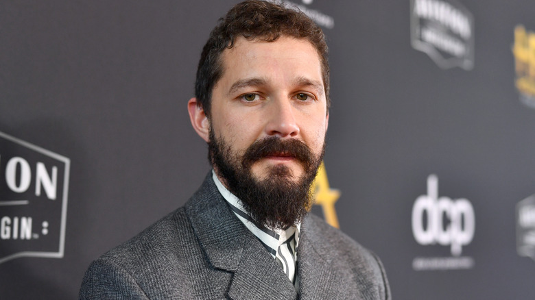 Shia LaBeouf posing