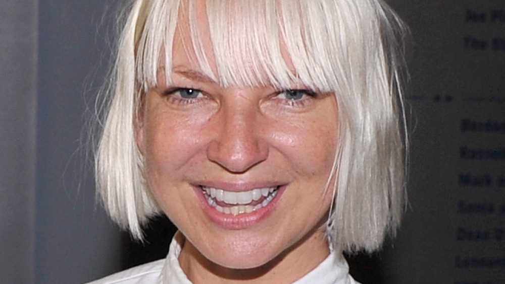 Sia smiling