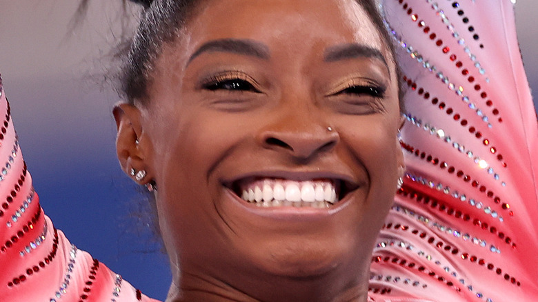 Simone Biles smiling