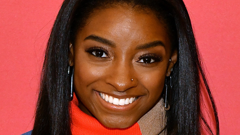 Simone Biles smiling