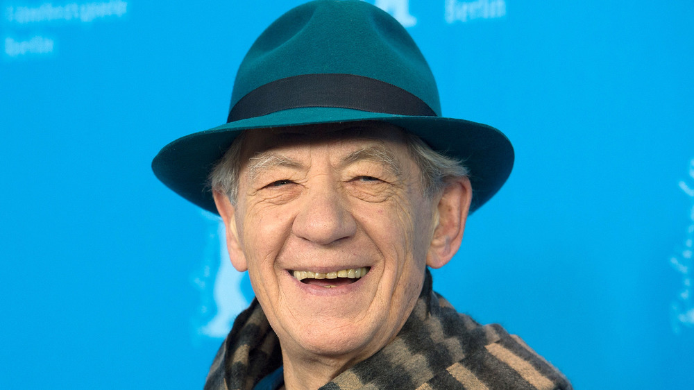 Ian McKellen smiling