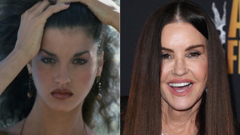 Janice Dickinson, then and now