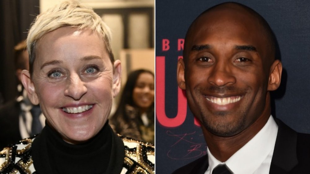 Ellen DeGeneres and Kobe Bryant