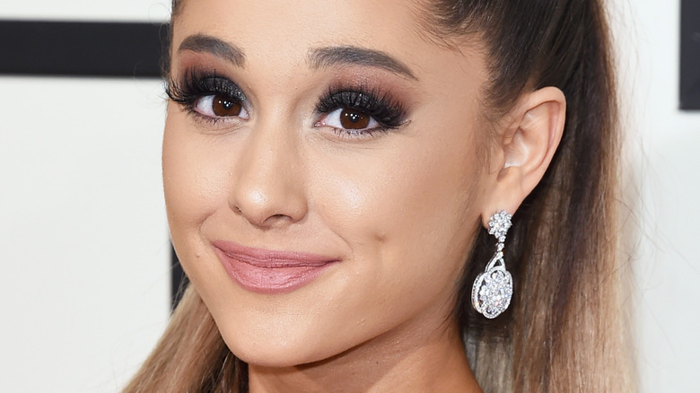 Ariana Grande smiling