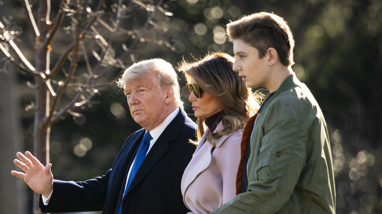 Donald Melania Barron Trump