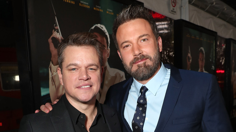 Matt Damon and Ben Affleck smiling