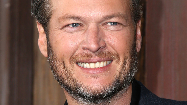 Blake Shelton smiling