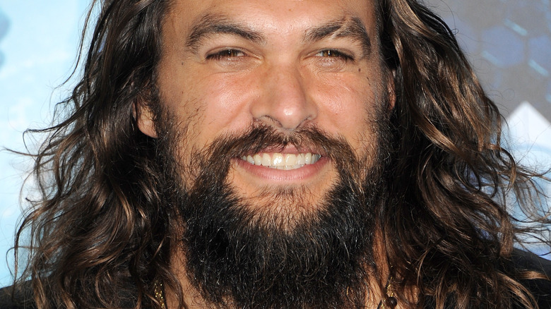 Jason Momoa smiling