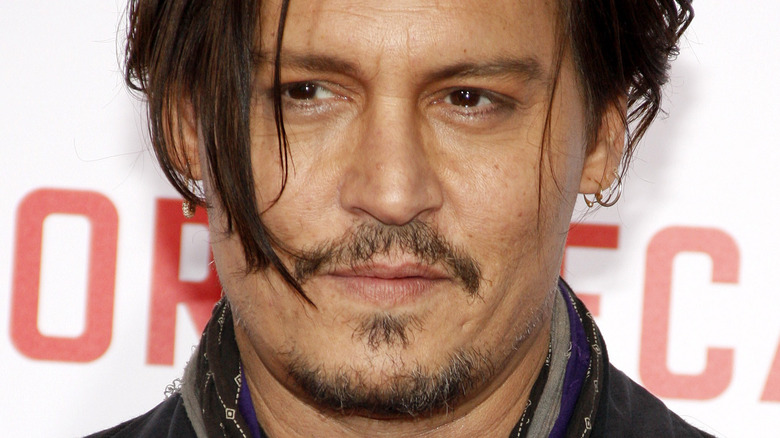 Johnny Depp on the red carpet