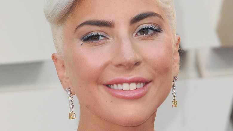 Lady Gaga smiling