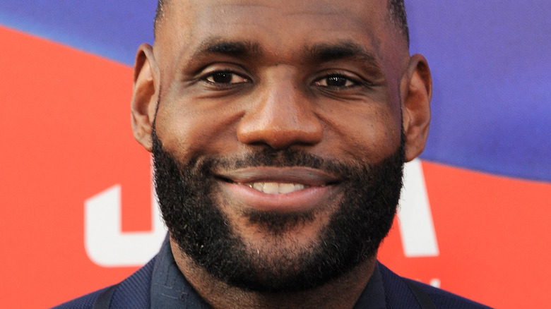 LeBron James smiling