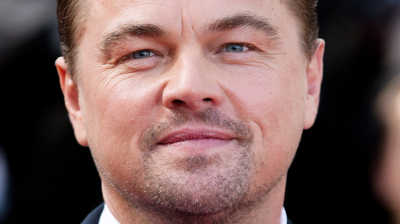 Leonardo DiCaprio smiling