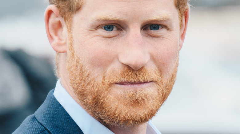 Prince Harry smiling