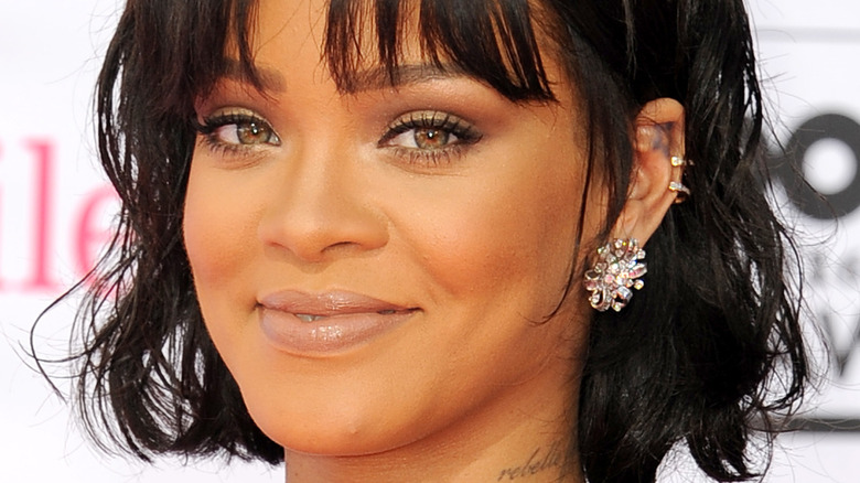 Rihanna smiling