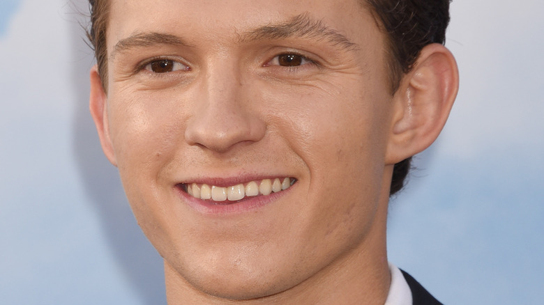 Tom Holland smiling