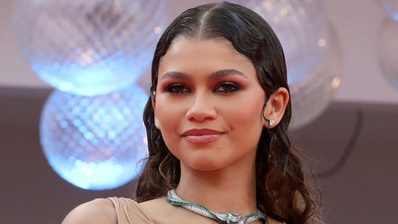 Zendaya smiling