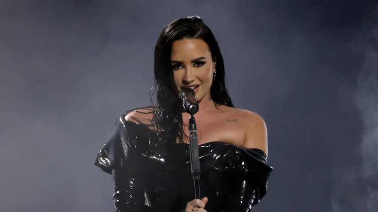Demi Lovato performing