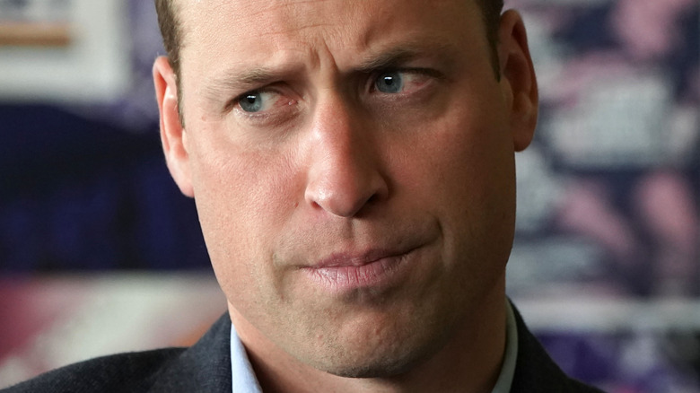 Prince William looking digruntled