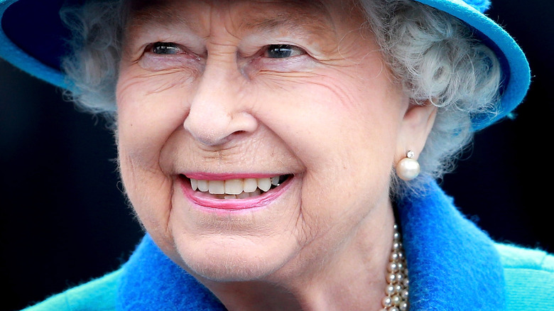 Queen Elizabeth II smiling 