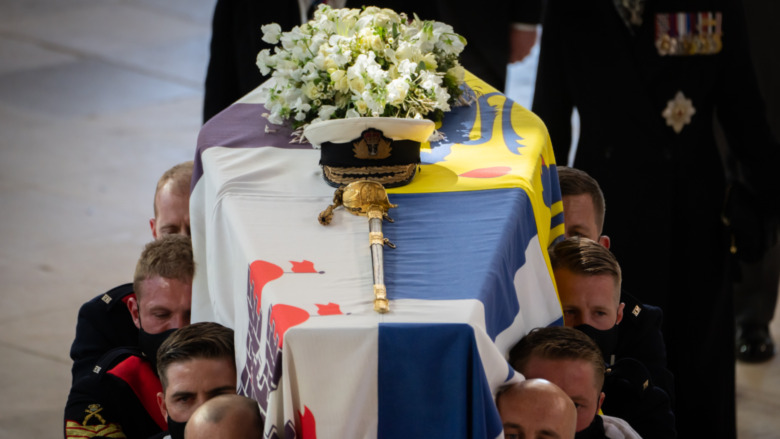 Prince Philip's casket 