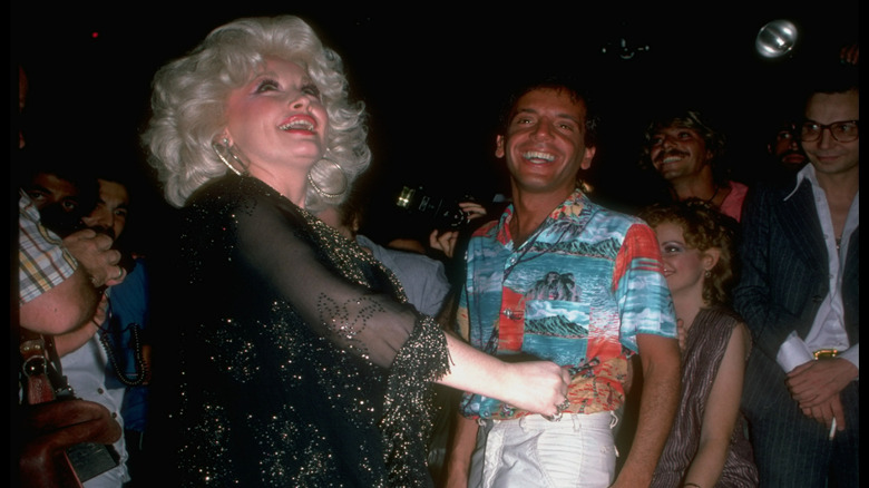 Dolly Parton partying at Sudio 54