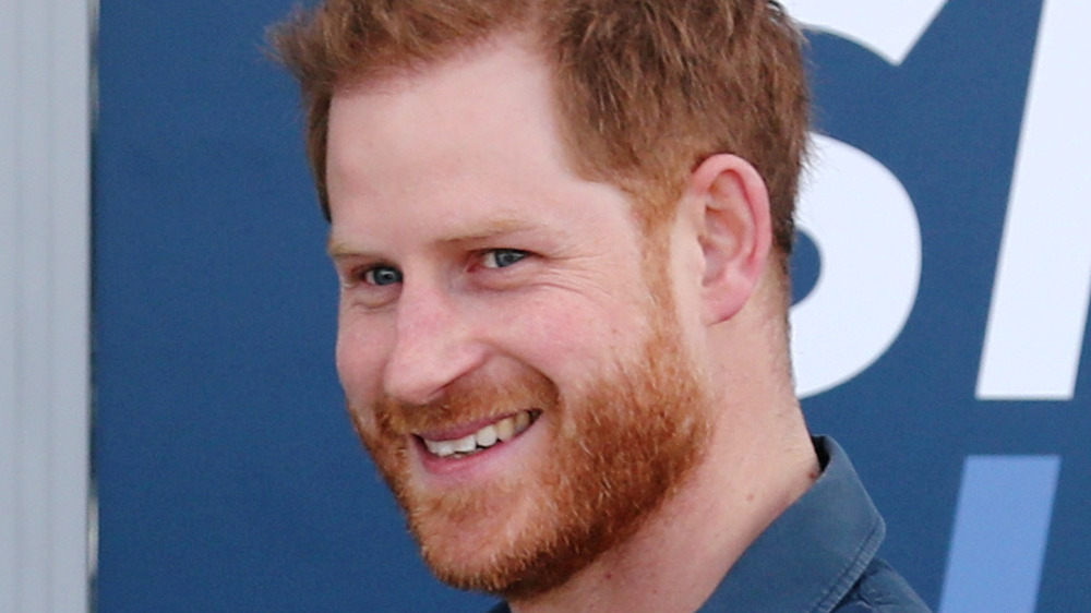 Prince Harry smiling