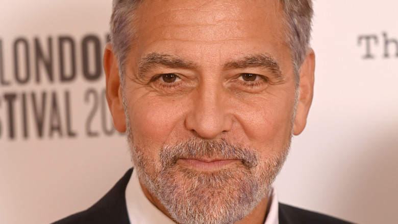 George Clooney grinning