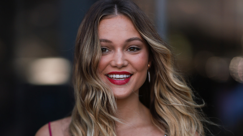 Olivia Holt smiling