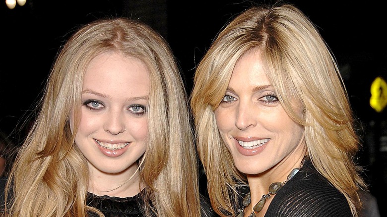 Tiffany Trump and Marla Maples at a 2008 premiere