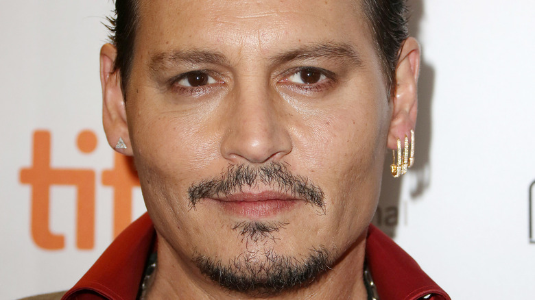 Johnny Depp at the "Black Mass" premiere at the 2015 Toronto International Film Festival