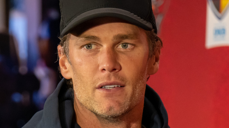 Tom Brady glaring