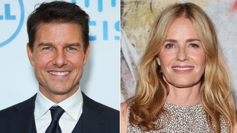 Tom Cruise and Elisabeth Shue side by side