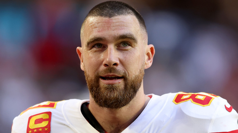 Travis Kelce in football uniform