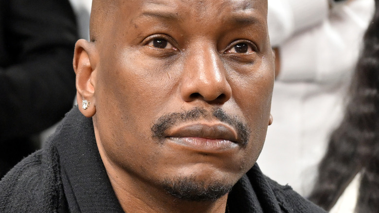 Tyrese Gibson staring