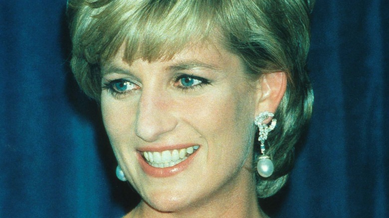 Lady Diana Spencer smiles at the 41st annual United Cerebral Palsy Awards gala in New York City 1995